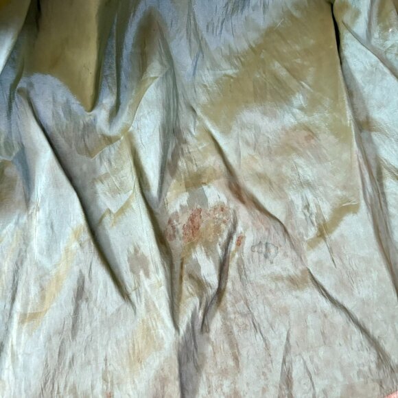 Alliage Paris Ruche Iridescent Green-Blue Gown | Corset Bust 38 | Size 12 AS-IS - Picture 12 of 16